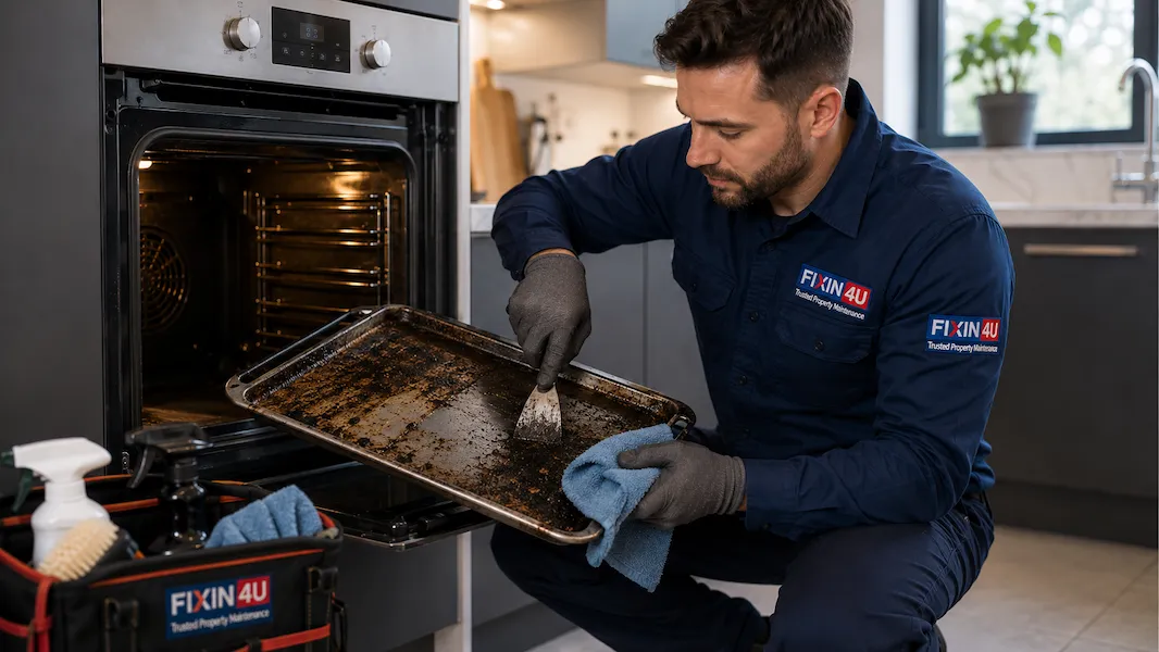 Fixin4u burnt residue and carbon build-up removal service in London
